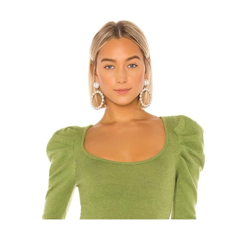 REVOLVE 8 Other Reasons Gorg Hoops Gold Womens Size OS
